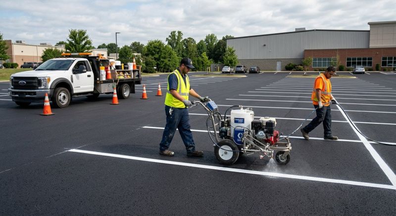 Parking Area Painting
