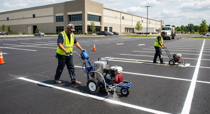 Asphalt Painting in Katy, TX