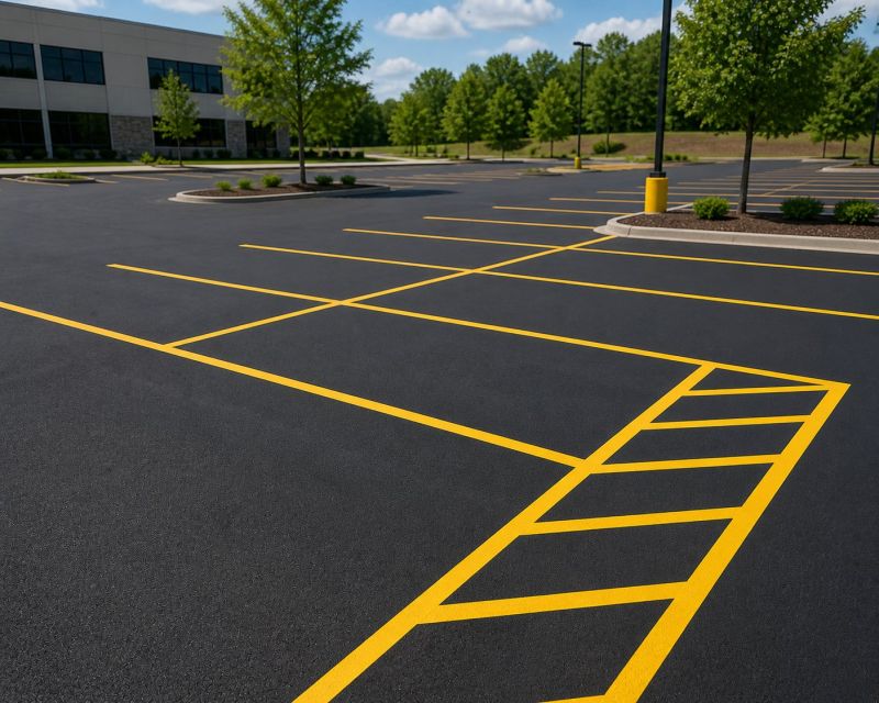 Asphalt Painting in Houston, TX