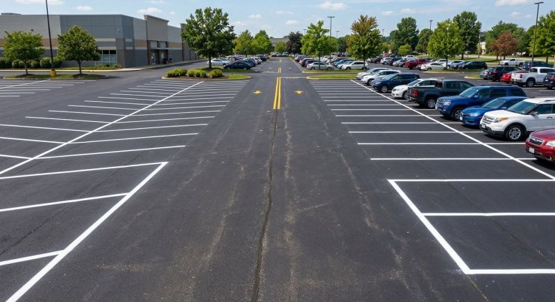 Commercial Asphalt Painting in Houston, TX