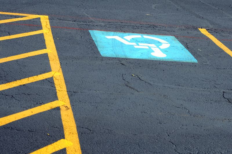 Disability Parking Marking in Katy, TX