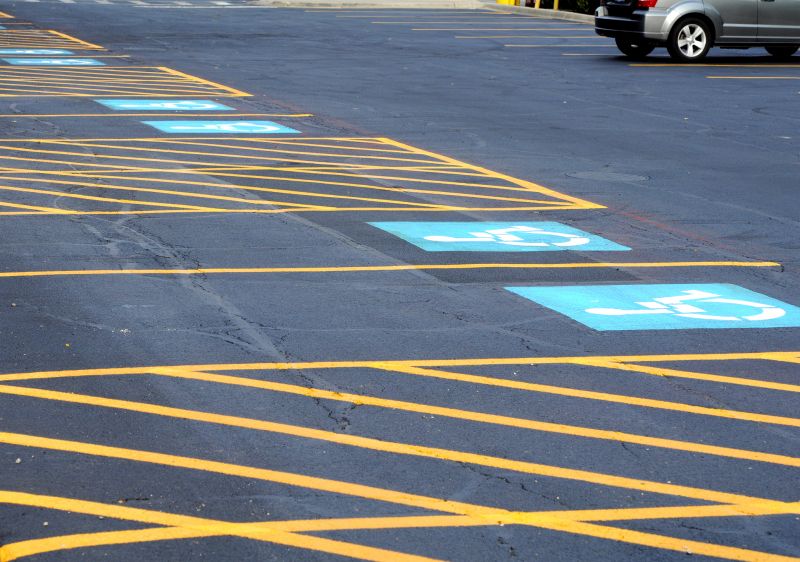 Disability Parking Marking in Palm Springs, CA