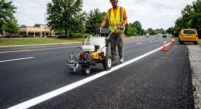 Lane Marking Service in Orange County, CA