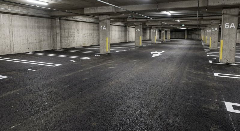 Parking Garage Striping in Acworth, GA