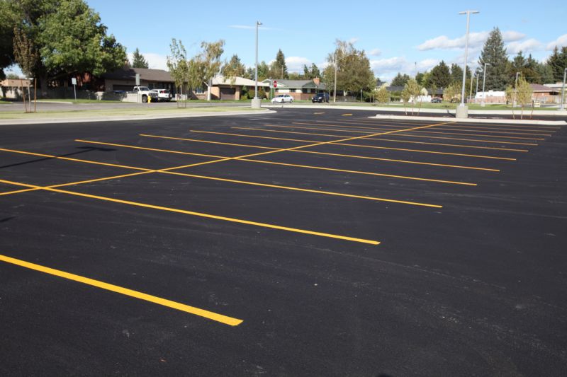 Multi-Row Parking Lot